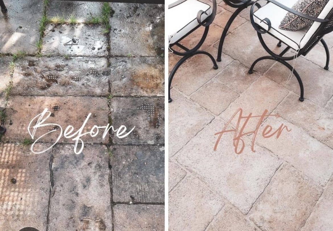 Powerful Outdoor Cleaning for Tile, Brick, and Cement Surfaces Service